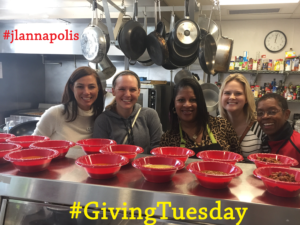 Giving back to the community: JLA members at the Light House Annapolis, A Homeless Prevention Support Center