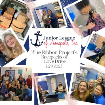Junior League Volunteering for the Blue Ribbon Project