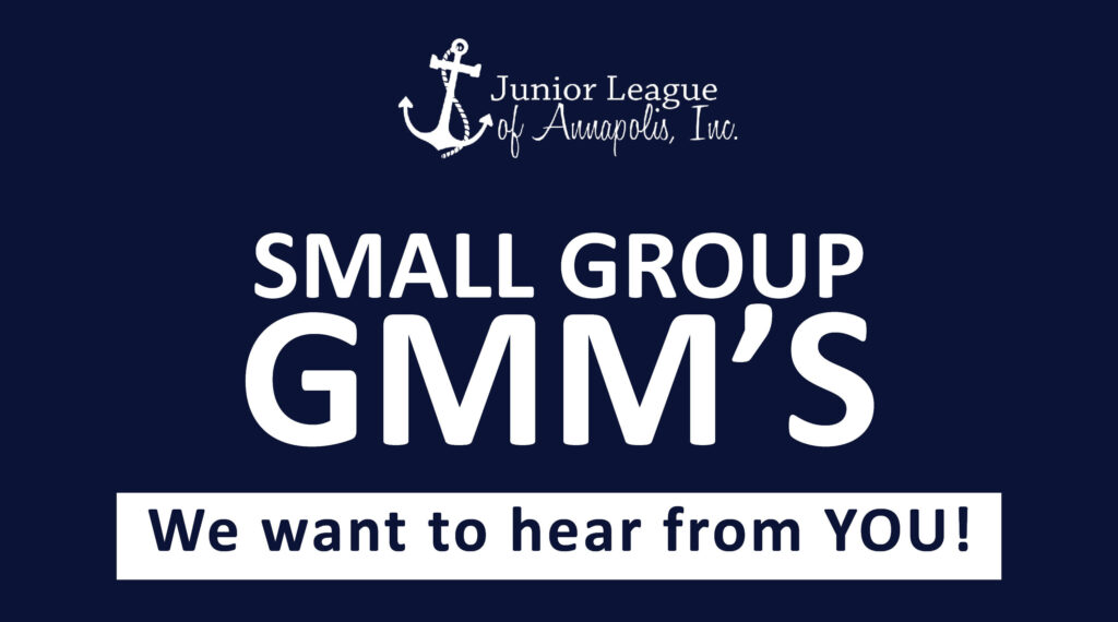 Small Group General Membership Meetings